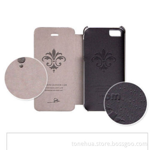 Flip Leather Case for iPhone, Comes in Various Colors